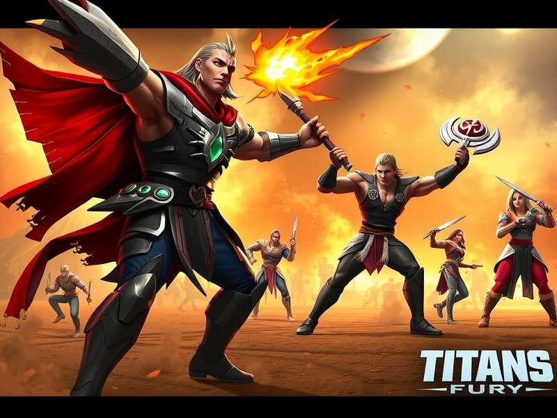 Titans Fury Battle Scene